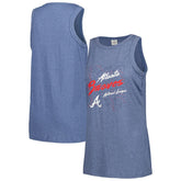 Atlanta Braves Soft as a Grape Women's Gauze High Neck Tank Top Lifestyle