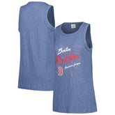 Boston Red Sox Soft as a Grape Women's Gauze High Neck Tank Top Clearance