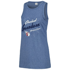 Cleveland Guardians Soft as a Grape Women's Gauze High Neck Tank Top Online