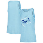 Kansas City Royals Soft as a Grape Women's Gauze High Neck Tank Top Sale