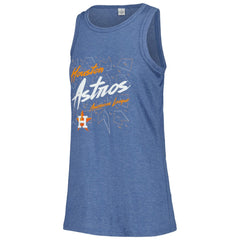 Houston Astros Soft as a Grape Women's Gauze High Neck Tank Top Sale