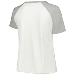 Toronto Blue Jays Soft as a Grape Women's Plus Size Baseball Raglan T-Shirt Sale
