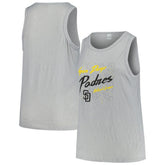 San Diego Padres Soft as a Grape Women's Plus Size Curvy High Neck Tri-Blend Tank Top discount