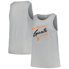 San Francisco Giants Soft as a Grape Women's Plus Size Curvy High Neck Tri-Blend Tank Top for sale