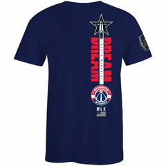 NBA - Washington Wizards FISLL x Black History Collection Unisex T-Shirt - Navy