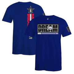 NBA - Philadelphia 76ers FISLL x Black History Collection Unisex T-Shirt - Blue