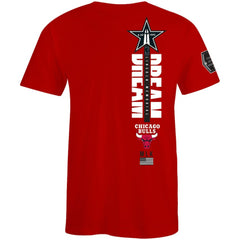 NBA - Chicago Bulls FISLL x Black History Collection Unisex T-Shirt - Red