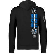 NBA - Dallas Mavericks FISLL x Black History Collection Unisex Pullover Hoodie - Black