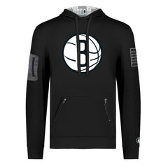 NBA - Brooklyn Nets FISLL x Black History Collection Unisex Pullover Hoodie - Black