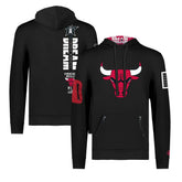 NBA - Chicago Bulls FISLL x Black History Collection Unisex Pullover Hoodie - Black
