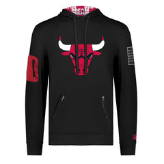 NBA - Chicago Bulls FISLL x Black History Collection Unisex Pullover Hoodie - Black