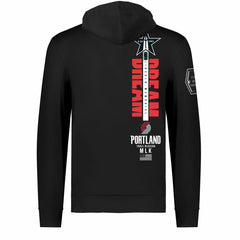 NBA - Portland Trail Blazers FISLL x Black History Collection Unisex Pullover Hoodie - Black