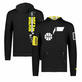 NBA - Utah Jazz FISLL x Black History Collection Unisex Pullover Hoodie - Black