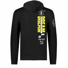 NBA - Utah Jazz FISLL x Black History Collection Unisex Pullover Hoodie - Black