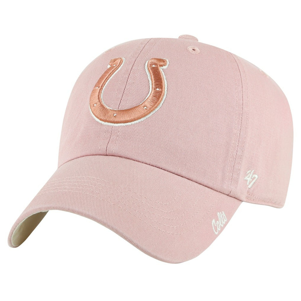 Indianapolis Colts '47 Women's Ballpark Cheer Dusty Rose Clean Up Adjustable Hat Pink - 47 brand