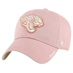 Jacksonville Jaguars '47 Women's Ballpark Cheer Dusty Rose Clean Up Adjustable Hat Pink - 47 brand