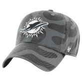 Miami Dolphins '47 Women's Freeform Clean Up Adjustable Hat Charcoal - 47 brand