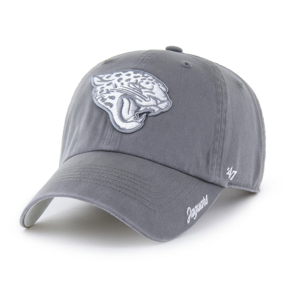 Jacksonville Jaguars '47 Women's Luminance Cheer Clean Up Adjustable Hat Gray - 47 brand