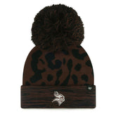 Minnesota Vikings '47 Women's Cacao Cuffed Knit Hat with Pom Brown - 47 brand
