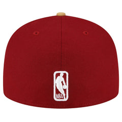 New Era - Cleveland Cavaliers 2-Tone 59FIFTY Fitted Hat - Wine/Gold