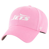 New York Jets '47 Girls Youth Rose MVP Adjustable Hat Pink - 47 brand