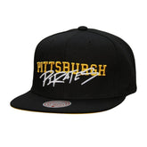 Pittsburgh Pirates Mitchell & Ness Team Tagged Snapback Hat for sale