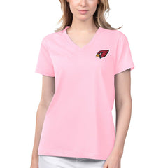 Arizona Cardinals Margaritaville Women's Game Time V-Neck T-Shirt Pink - NFL