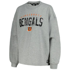Cincinnati Bengals DKNY Sport Women's Penelope Pullover Sweatshirt Heather Charcoal - NFL