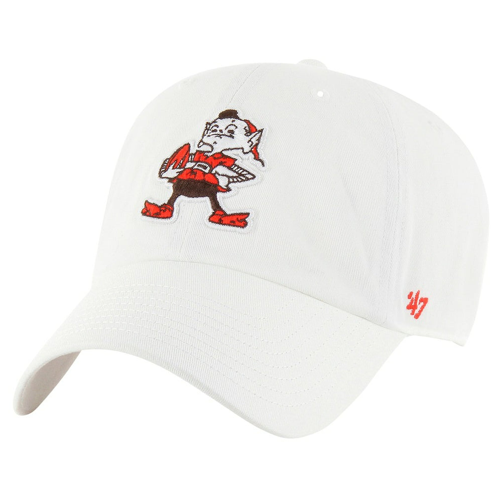 Cleveland Browns '47 Clean Up Adjustable Hat White - 47 brand