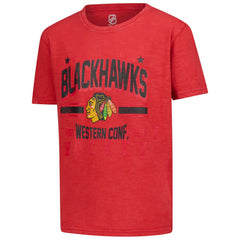 Chicago Blackhawks Youth Sure Short T-Shirt Red