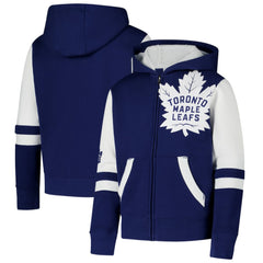Toronto Maple Leafs - Youth Face Off Full-Zip Hoodie Blue