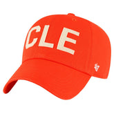 Cleveland Browns '47 Women's Finely Clean Up Adjustable Hat Orange - 47 brand