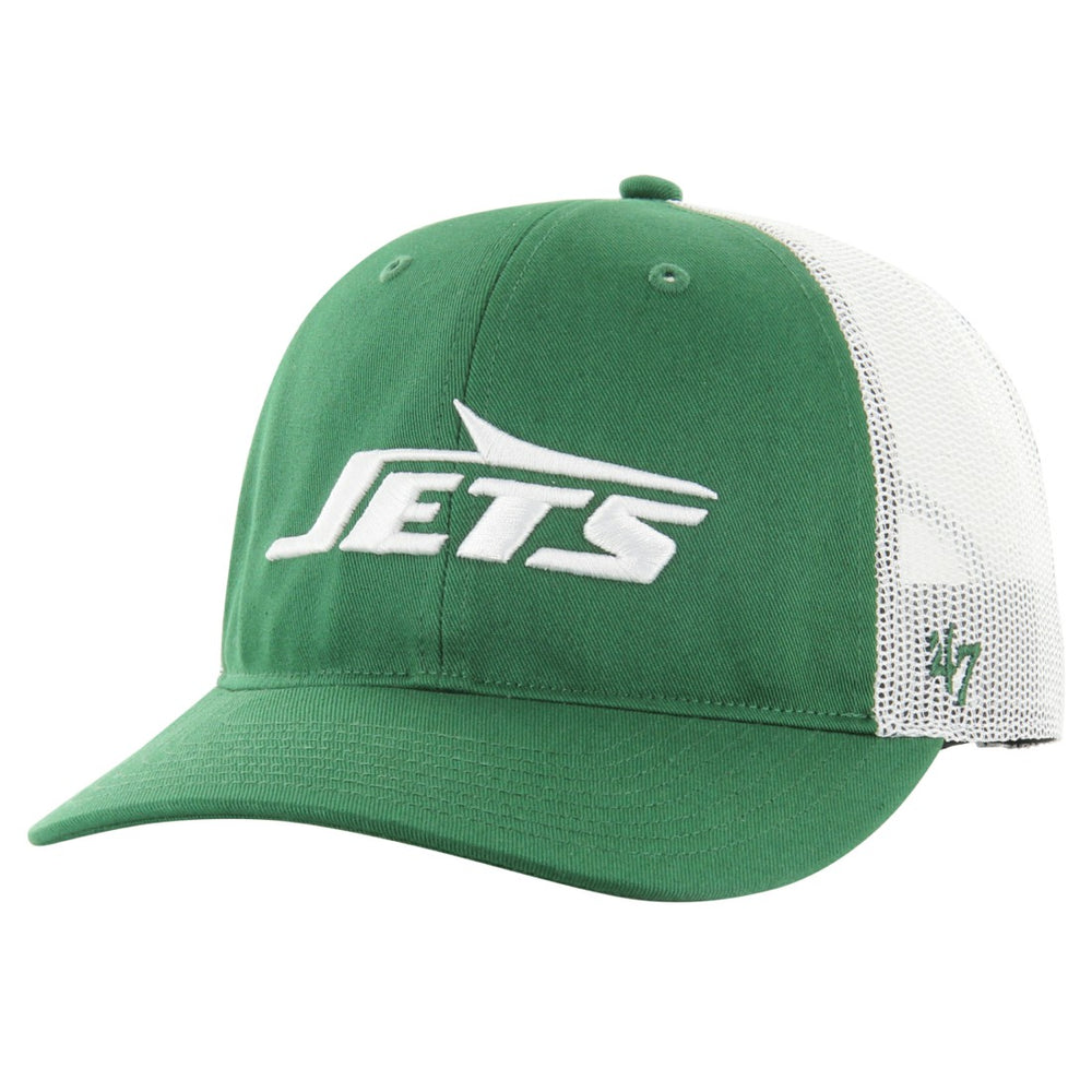 New York Jets '47 Youth Trucker Adjustable Hat Green/White - 47 brand