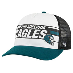 Philadelphia Eagles '47 Youth Trucker Adjustable Hat White/Midnight Green - 47 brand
