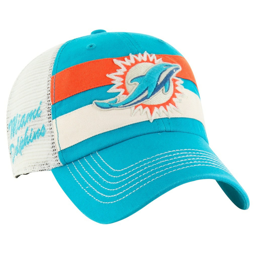 Miami Dolphins '47 Clubhouse Boon Clean-Up Trucker Adjustable Hat Aqua - 47 brand