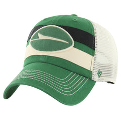 New York Jets '47 Clubhouse Boon Clean-Up Trucker Adjustable Hat Kelly Green - 47 brand
