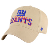New York Giants '47 Powell MVP Adjustable Hat Khaki - 47 brand