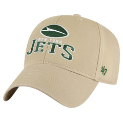 New York Jets '47 Powell MVP Adjustable Hat Khaki - 47 brand