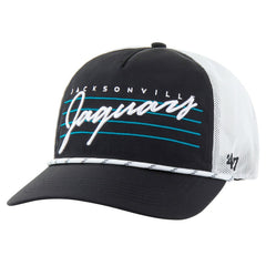 Jacksonville Jaguars '47 Downburst Relaxed Hitch Trucker Adjustable Hat Black/White - 47 brand