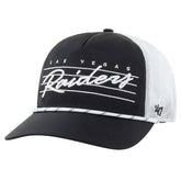 Las Vegas Raiders '47 Downburst Relaxed Hitch Trucker Adjustable Hat Black/White - 47 brand