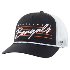Cincinnati Bengals '47 Downburst Relaxed Hitch Trucker Adjustable Hat Black/White - 47 brand