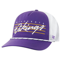Minnesota Vikings '47 Downburst Relaxed Hitch Trucker Adjustable Hat Purple/White - 47 brand