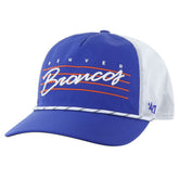 Denver Broncos '47 Downburst Relaxed Hitch Trucker Adjustable Hat Royal/White - 47 brand