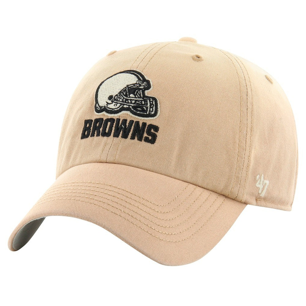 Cleveland Browns '47 Dusted Relaxed Franchise Fitted Hat Khaki - 47 brand