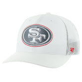 San Francisco 49ers '47 Snowball Trophy Stretch Fit Hat White - 47 brand