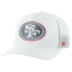 San Francisco 49ers '47 Snowball Trophy Stretch Fit Hat White - 47 brand