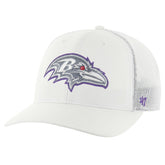 Baltimore Ravens '47 Snowball Trophy Stretch Fit Hat White - 47 brand