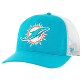 Miami Dolphins '47 Team Unstructured Trucker Adjustable Hat Aqua/White - 47 brand
