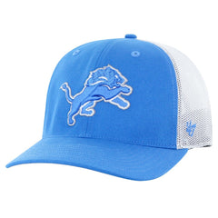 Detroit Lions '47 Team Unstructured Trucker Adjustable Hat Blue/White - 47 brand