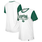 New York Jets New Era Women's 3rd Down T-Shirt White/Green - NFL
